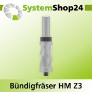 Systemshop24 Bündigfräser spiralgenutet mit...