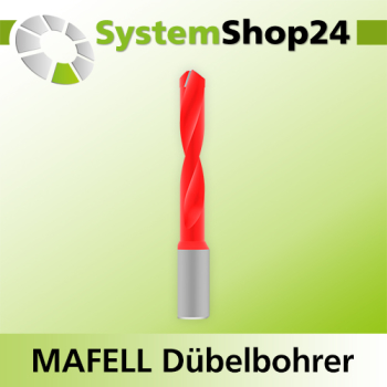 Systemshop24 Dübelbohrer für MAFELL DuoDübler HM Z2 D6,1mm AL30mm GL58mm S8mm SL16mm RL RD
