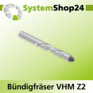 Systemshop24 VHM Bündigfräser spiralgenutet mit...