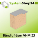 Systemshop24 Bündigfräser spiralgenutet mit...