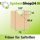 Systemshop24 Fräser für Saftrillen HM Z3 D19mm...