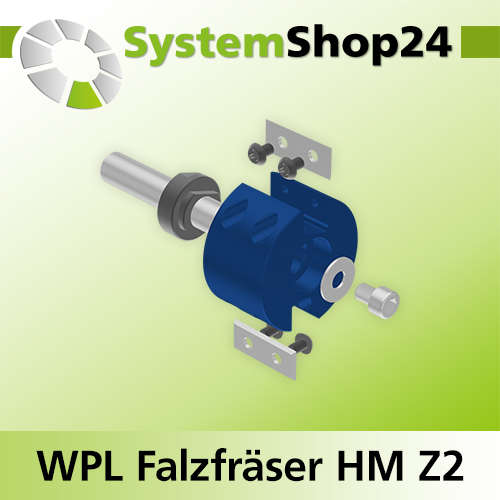 HM-Wendeplatten-Bündigfräser | Anlauflager Stirnseitig | Holz | HM
