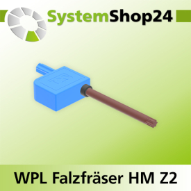 Systemshop24 Wendeplatten-Falzfräser Z2 D50mm AL30mm GL77mm S12mm RL