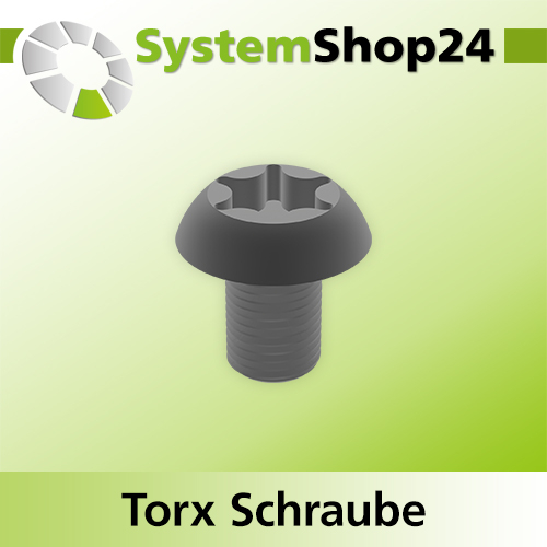 Systemshop24 Torx Schraube T20 M4x6mm