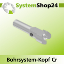 Systemshop24 Bohrsystem-Kopf Chromstahl D15mm d6mm H9mm...