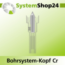 Systemshop24 Bohrsystem-Kopf Chromstahl D17mm d6mm H9mm...