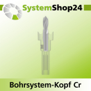 Systemshop24 Bohrsystem-Kopf Chromstahl D18mm d6mm H9mm...