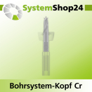 Systemshop24 Bohrsystem-Kopf Chromstahl D19mm (3/4")...