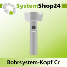 Systemshop24 Bohrsystem-Kopf Chromstahl D22mm d6mm H9mm...