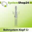 Systemshop24 Bohrsystem-Kopf Chromstahl D22mm d6mm H9mm...
