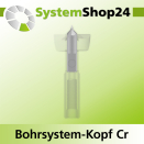 Systemshop24 Bohrsystem-Kopf Chromstahl D22mm d6mm H9mm...