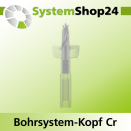 Systemshop24 Bohrsystem-Kopf Chromstahl D22,2mm...