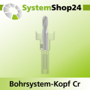 Systemshop24 Bohrsystem-Kopf Chromstahl D22,2mm...