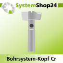 Systemshop24 Bohrsystem-Kopf Chromstahl D25mm d6mm H9mm...
