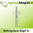 Systemshop24 Bohrsystem-Kopf Chromstahl D28mm d6mm H9mm...