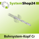 Systemshop24 Bohrsystem-Kopf Chromstahl D28mm d6mm H9mm...