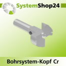 Systemshop24 Bohrsystem-Kopf Chromstahl D28mm d6mm H9mm...