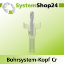 Systemshop24 Bohrsystem-Kopf Chromstahl D28mm d6mm H9mm...