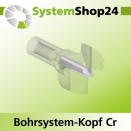 Systemshop24 Bohrsystem-Kopf Chromstahl D31mm d6mm...