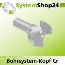 Systemshop24 Bohrsystem-Kopf Chromstahl D33mm d6mm...