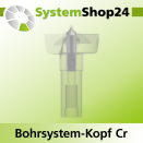 Systemshop24 Bohrsystem-Kopf Chromstahl D33mm d6mm...