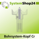 Systemshop24 Bohrsystem-Kopf Chromstahl D34mm d6mm...