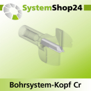 Systemshop24 Bohrsystem-Kopf Chromstahl D34mm d6mm...