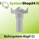 Systemshop24 Bohrsystem-Kopf Chromstahl D35mm (1...