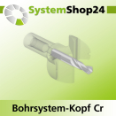 Systemshop24 Bohrsystem-Kopf Chromstahl D36mm d6mm...