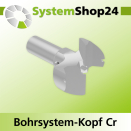 Systemshop24 Bohrsystem-Kopf Chromstahl D37mm d6mm...