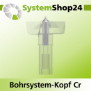 Systemshop24 Bohrsystem-Kopf Chromstahl D37mm d6mm...