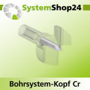 Systemshop24 Bohrsystem-Kopf Chromstahl D38mm d6mm...