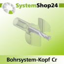 Systemshop24 Bohrsystem-Kopf Chromstahl D39mm d6mm...