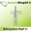 Systemshop24 Bohrsystem-Kopf Chromstahl D41mm d6mm...