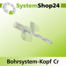 Systemshop24 Bohrsystem-Kopf Chromstahl D41mm d6mm...