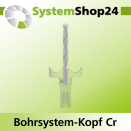Systemshop24 Bohrsystem-Kopf Chromstahl D41mm d6mm...