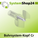 Systemshop24 Bohrsystem-Kopf Chromstahl D41mm d6mm...