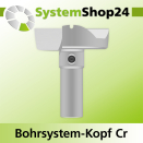 Systemshop24 Bohrsystem-Kopf Chromstahl D42mm d6mm...