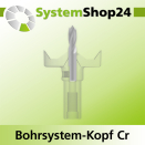 Systemshop24 Bohrsystem-Kopf Chromstahl D42mm d6mm...