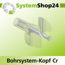 Systemshop24 Bohrsystem-Kopf Chromstahl D42mm d6mm...