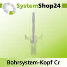 Systemshop24 Bohrsystem-Kopf Chromstahl D42mm d6mm...