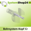 Systemshop24 Bohrsystem-Kopf Chromstahl D43mm d6mm...