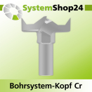 Systemshop24 Bohrsystem-Kopf Chromstahl D43mm d6mm...