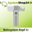Systemshop24 Bohrsystem-Kopf Chromstahl D44mm d6mm...