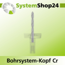 Systemshop24 Bohrsystem-Kopf Chromstahl D44mm d6mm...