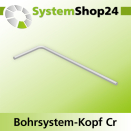 Systemshop24 Bohrsystem-Kopf Chromstahl D44mm d6mm...