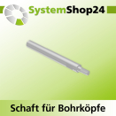 Systemshop24 Schaft für Bohrköpfe D15-30mm mit...