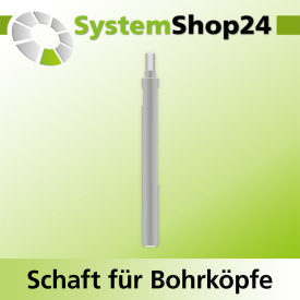 Systemshop24 Schaft für Bohrköpfe D15-30mm mit...