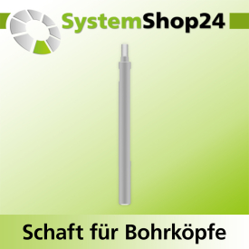 Systemshop24 Schaft für Bohrköpfe D15-30mm mit...