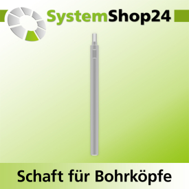 Systemshop24 Schaft für Bohrköpfe D15-30mm mit...